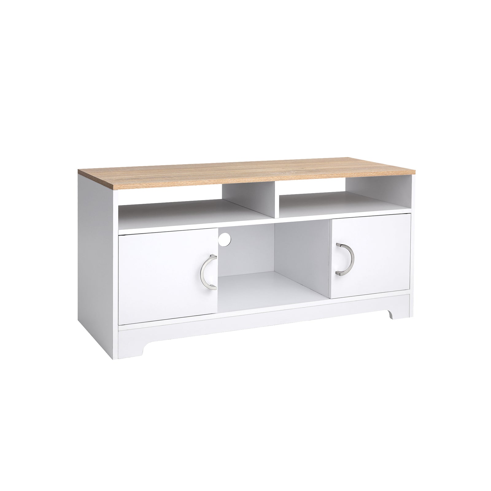 Schlichter TV-Schrank Weiß
