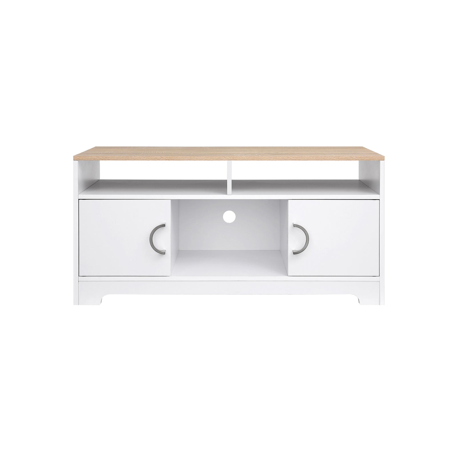 Schlichter TV-Schrank Weiß