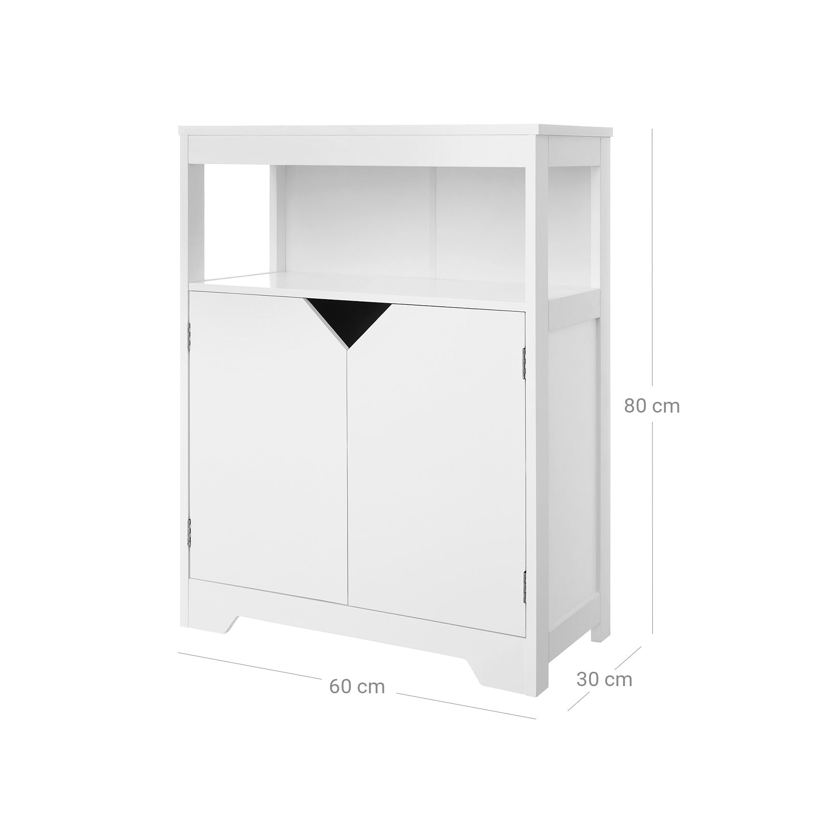 Badschrank Marmoroptik
