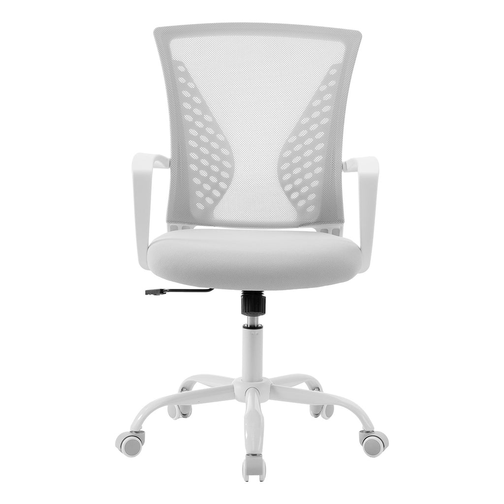 Ergonomischer Drehstuhl, höhenverstellbarer Bürostuhl mit atmungsaktivem Netz, Wippfunktion