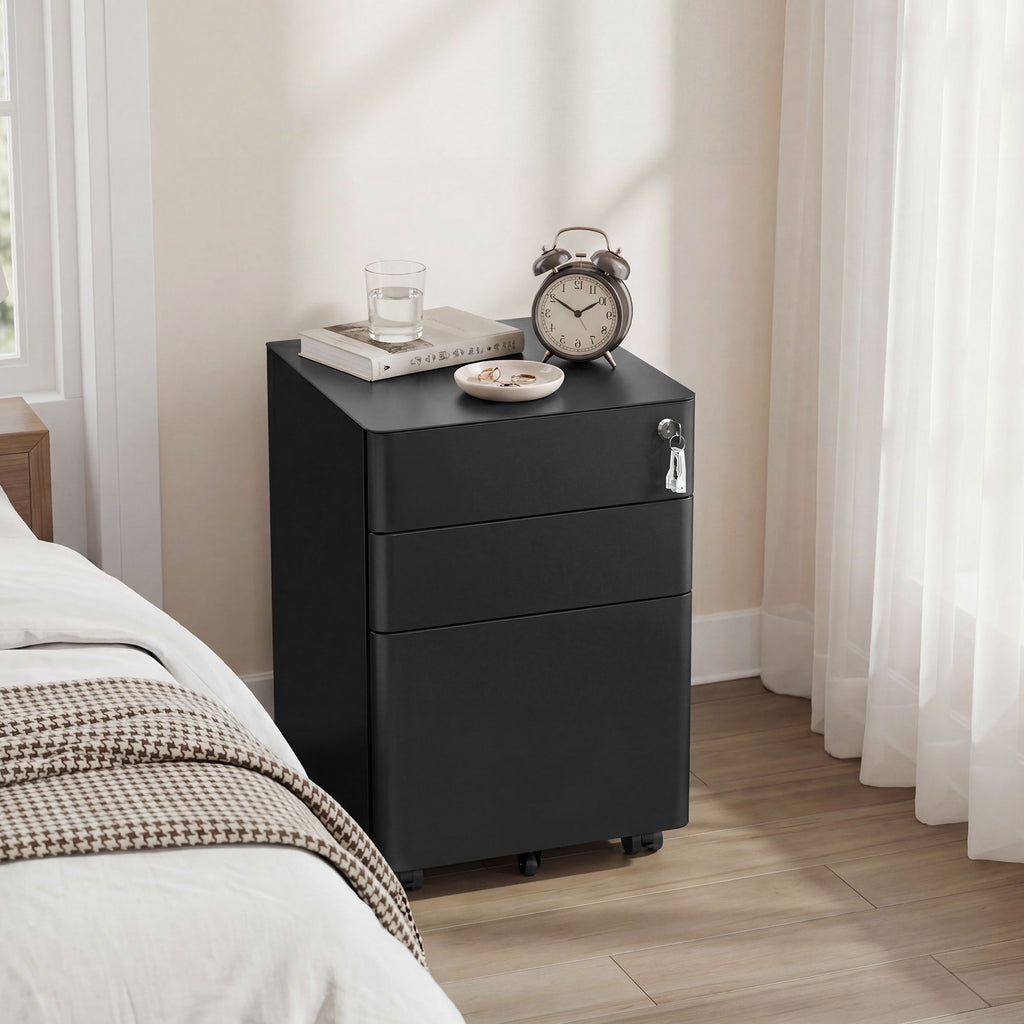 Rollcontainer, Aktenschrank, Büroschrank mit Rollen