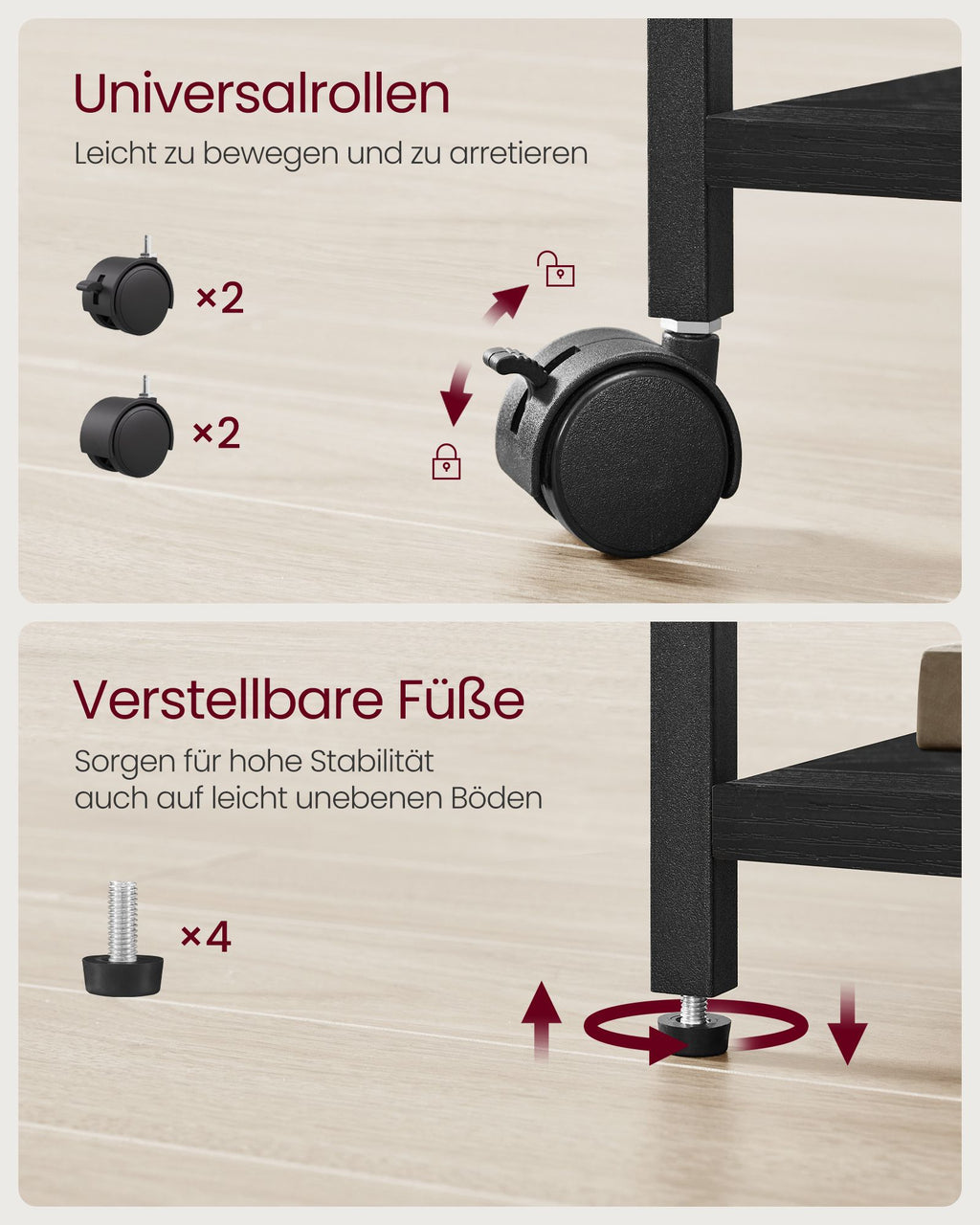 Aktenschrank mit 3 Schubladen ebenholzschwarz-tintenschwarz