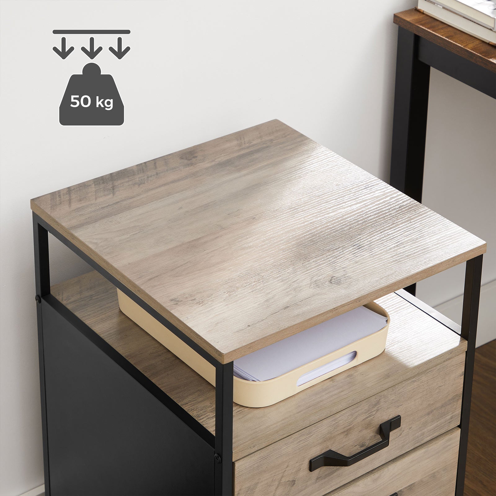 Aktenschrank mit 2 Schubladen