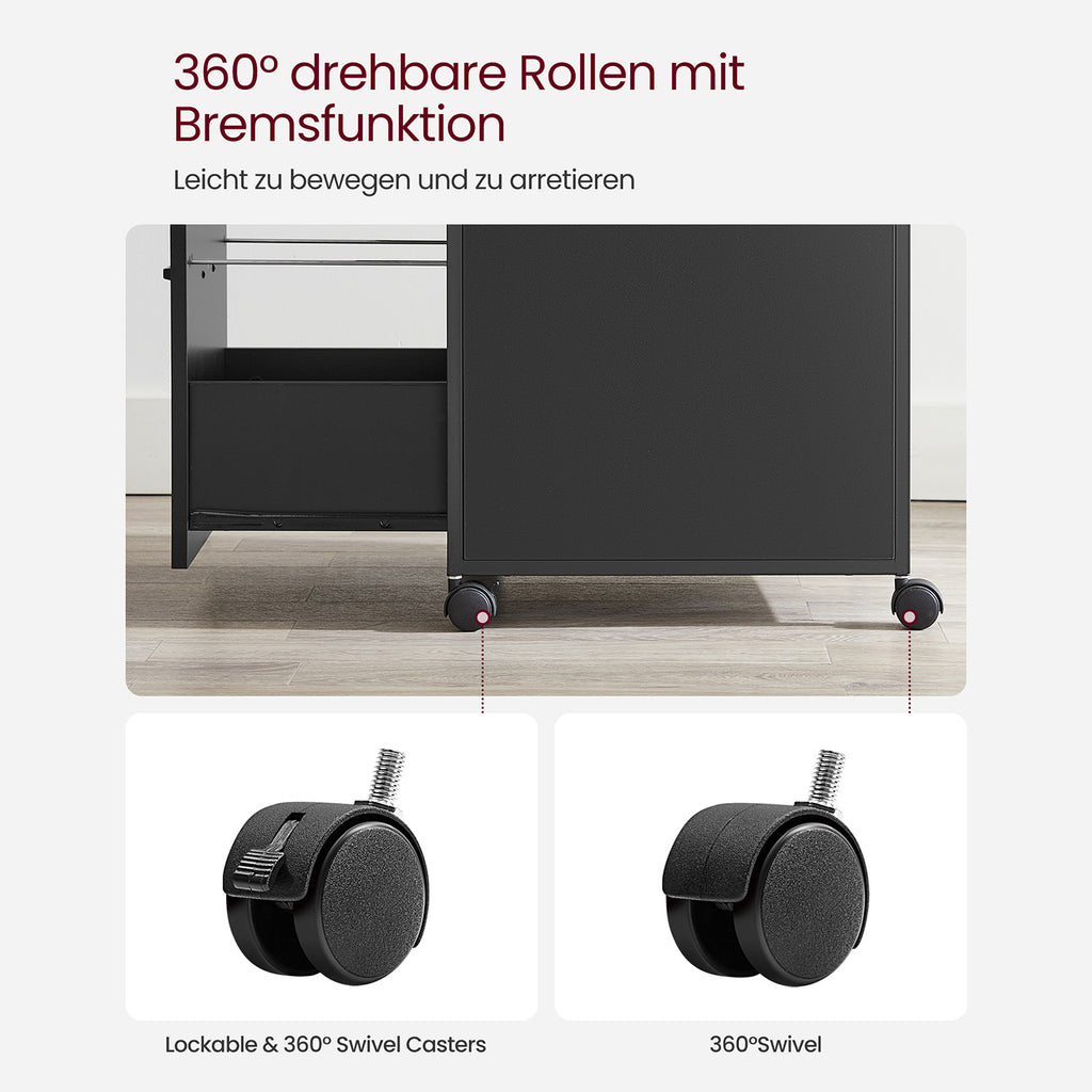 Rollcontainer mit 2 Schubladen