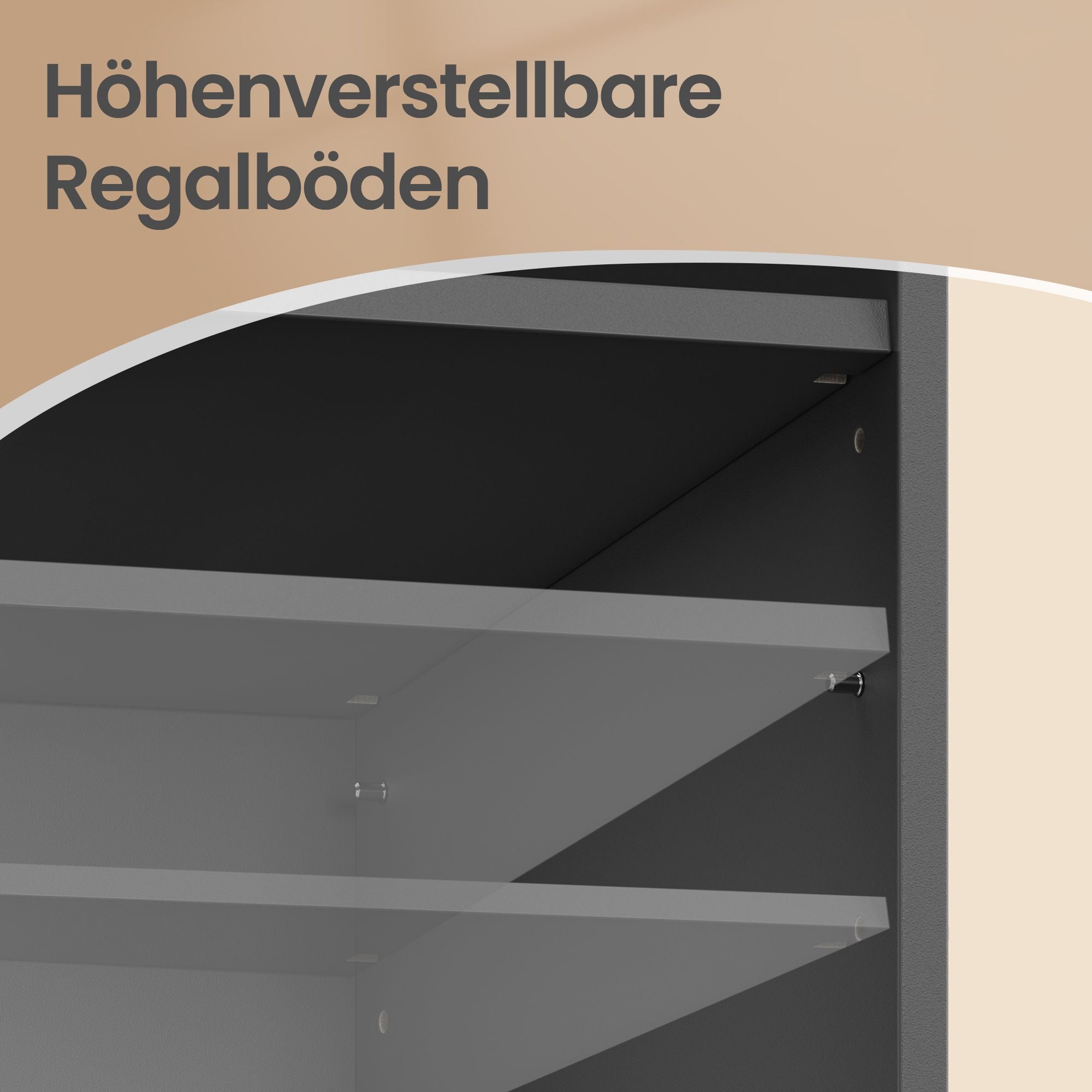Rollcontainer, Aktenschrank, Schrank mit Tür