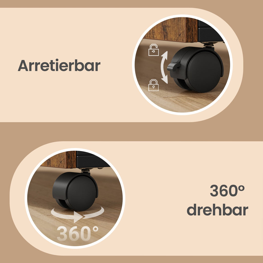 Rollcontainer, Aktenschrank, Schrank mit Tür