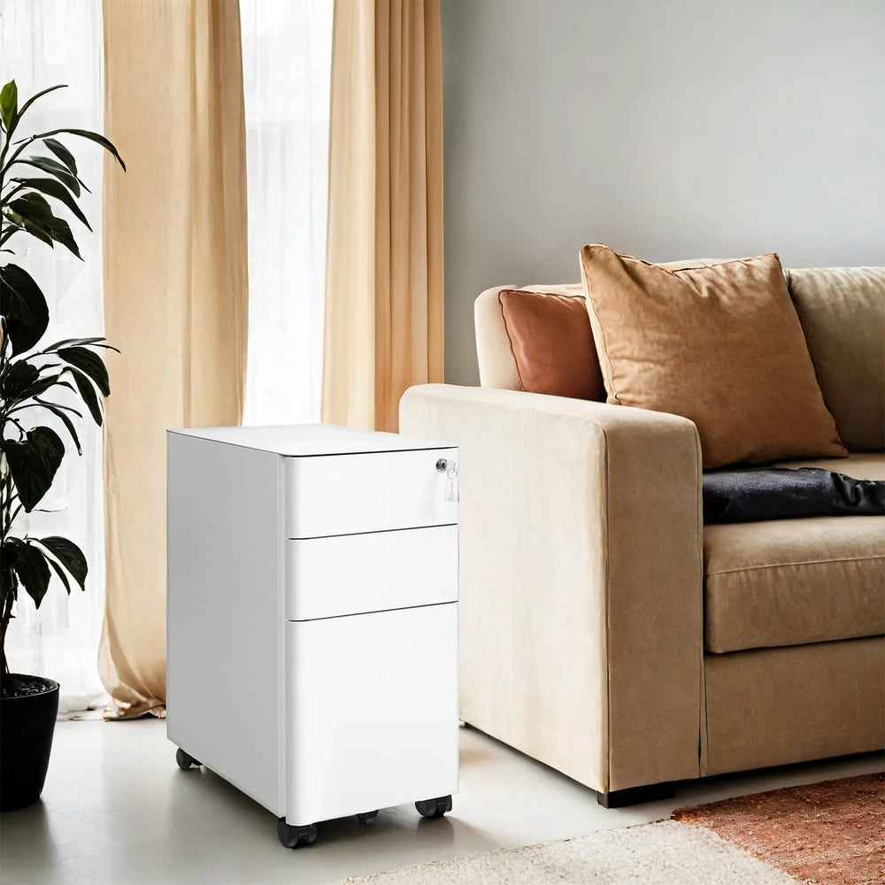 Rollcontainer, Aktenschrank, Büroschrank mit Rollen