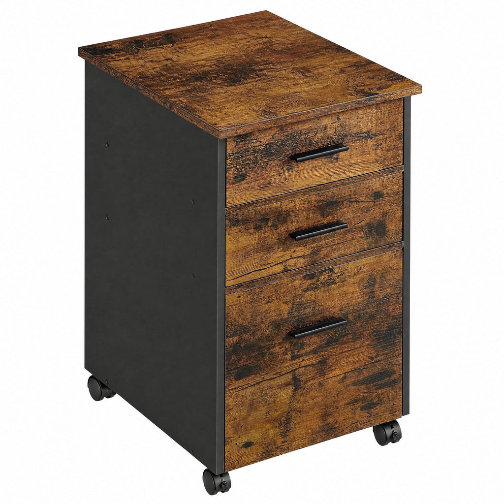 Aktenschrank mit Rollen, 3-Schubladen,  Rollcontainer