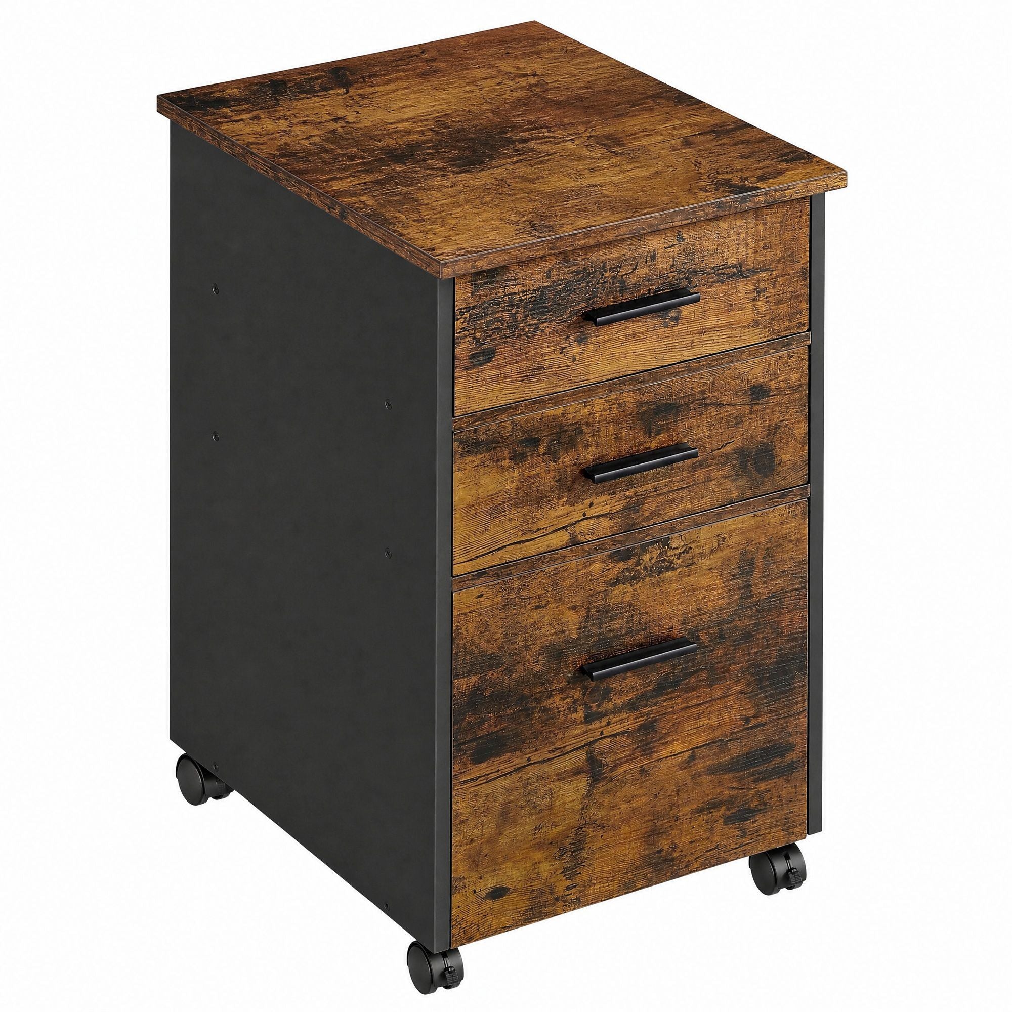 Aktenschrank mit Rollen, 3-Schubladen,  Rollcontainer