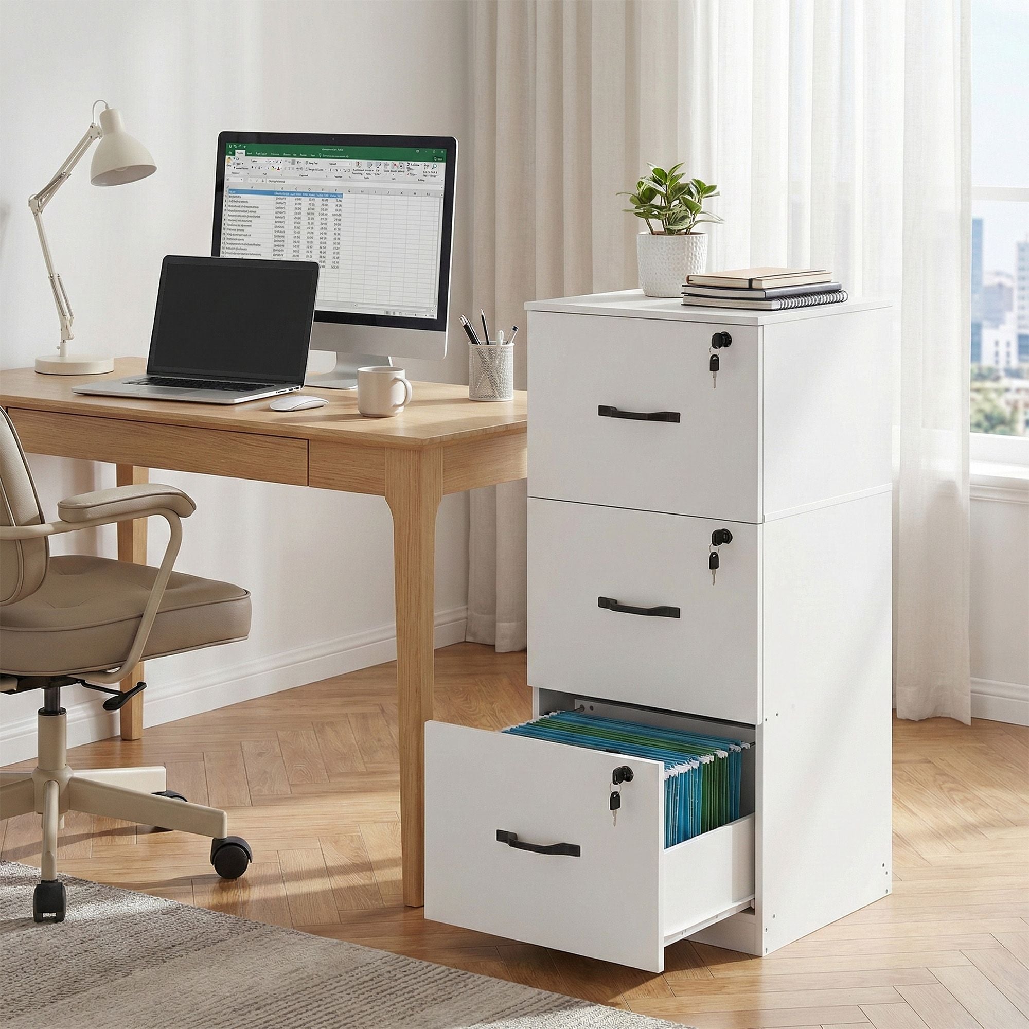 Büroschrank, Aktenschrank, für Homeoffice
