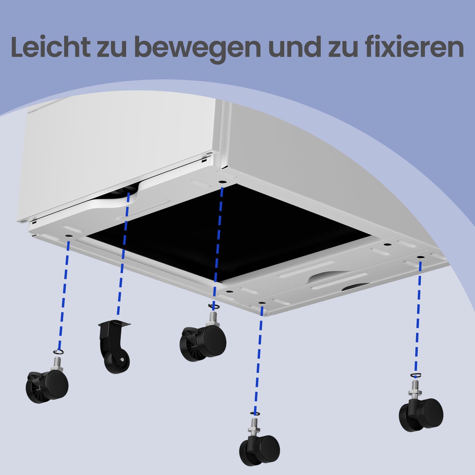 Rollcontainer, Metallschrank, mobiler Aktenschrank