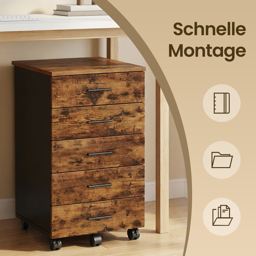 Rollcontainer, Aktenschrank, Schubladenschrank