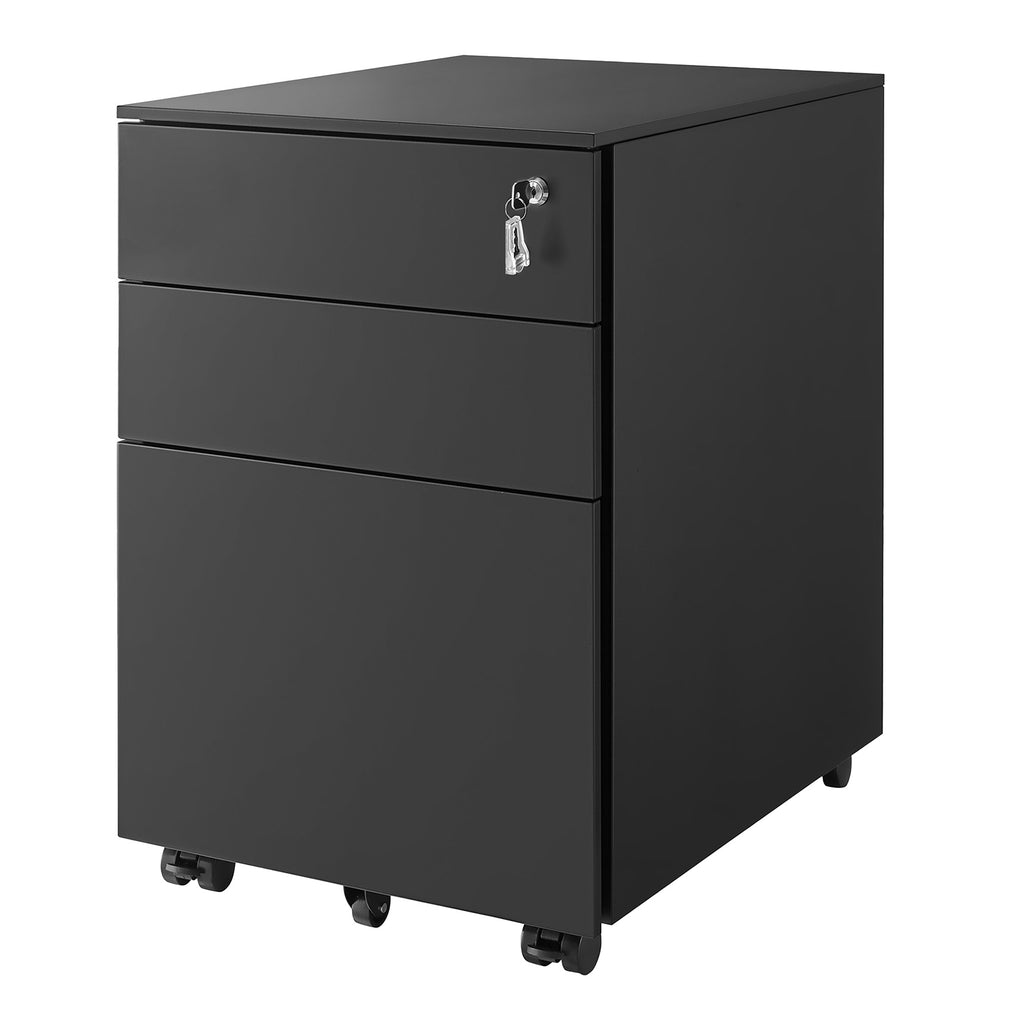 Rollcontainer, unter Schreibtisch, mit 3 Schublade
