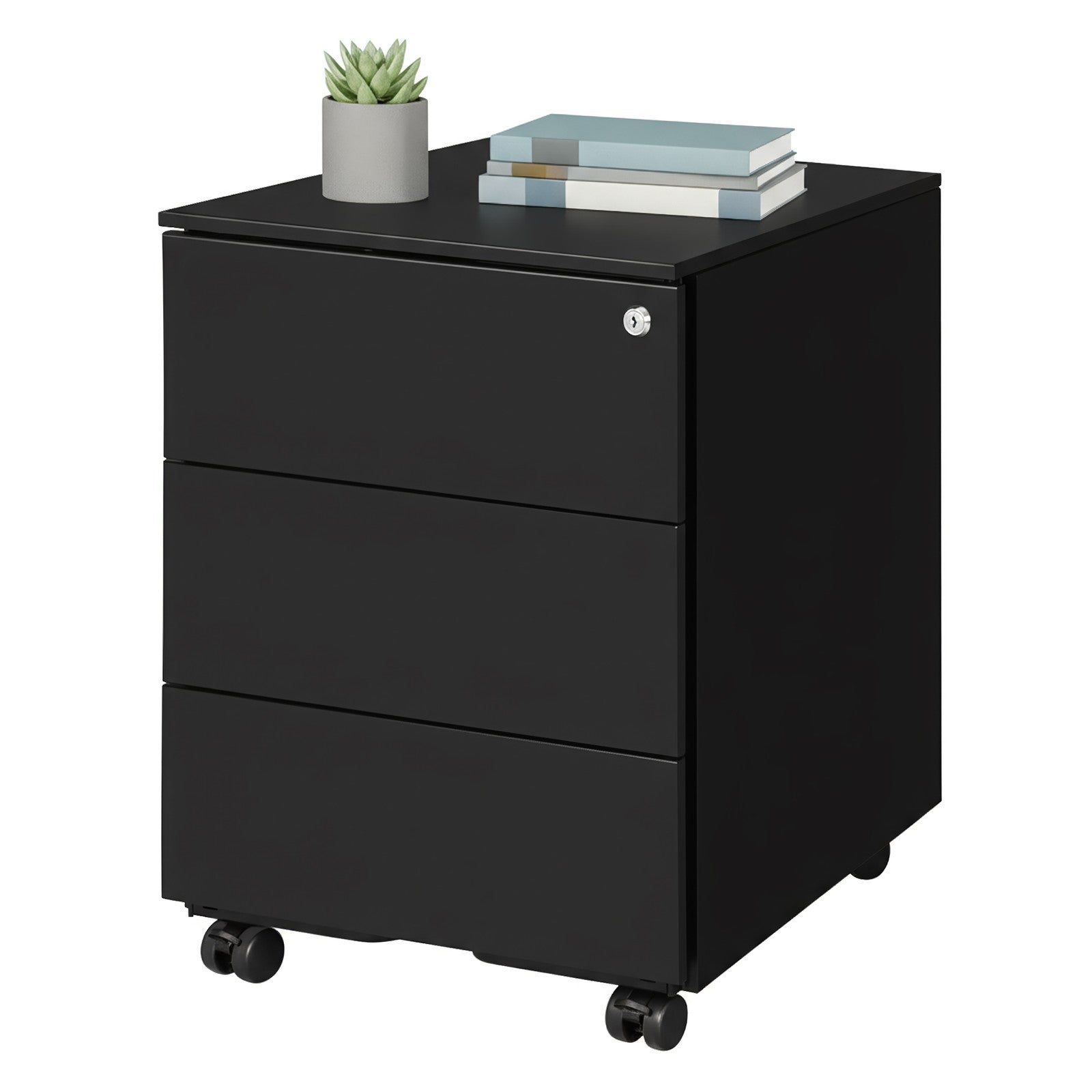 Rollcontainer für Büro, Metall, Abschließbar