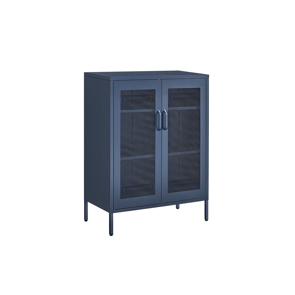 Mehrzweckschrank mit Gittertüren mitternachtsblau