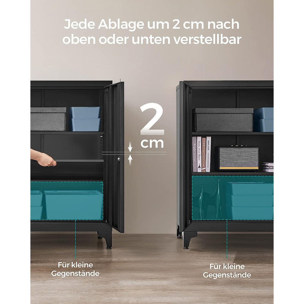 Aufbewahrungsschrank aus Stahl