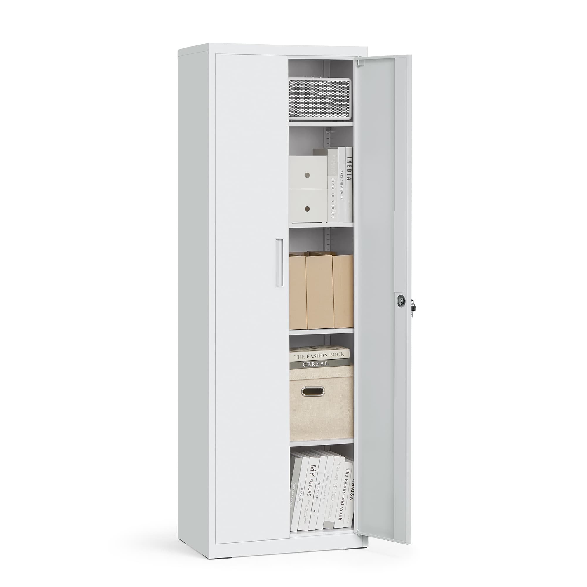 Aktenschrank mit Doppeltüren und 5 Ebenen