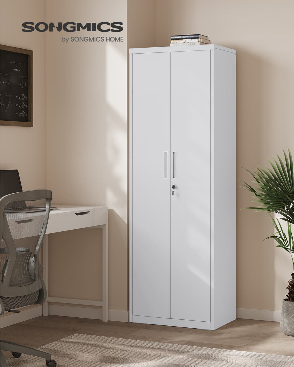 Aktenschrank mit Doppeltüren und 5 Ebenen