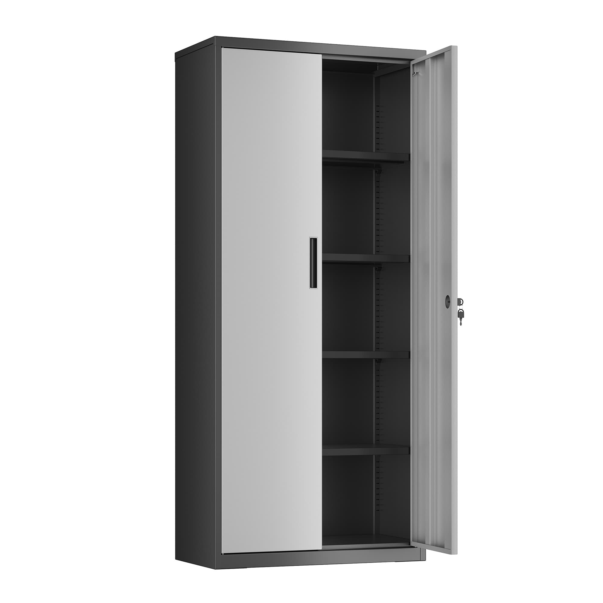 Aktenschrank 5 Ebenen mit verstellbaren Ablagen