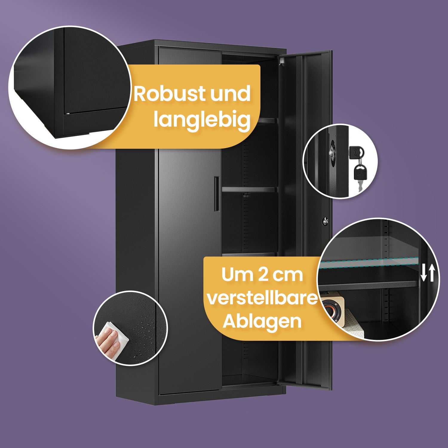 Aktenschrank, Mehrzweckschrank, Aufbewahrungsschrank