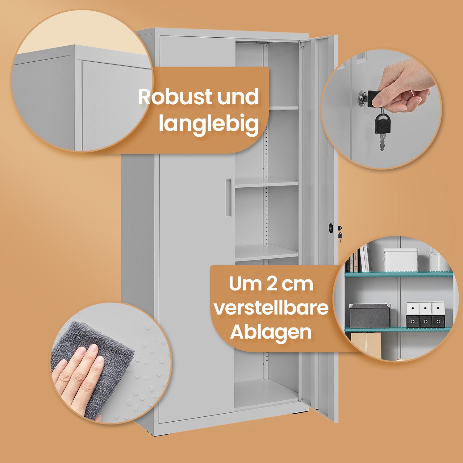 Aktenschrank, Mehrzweckschrank, Aufbewahrungsschrank