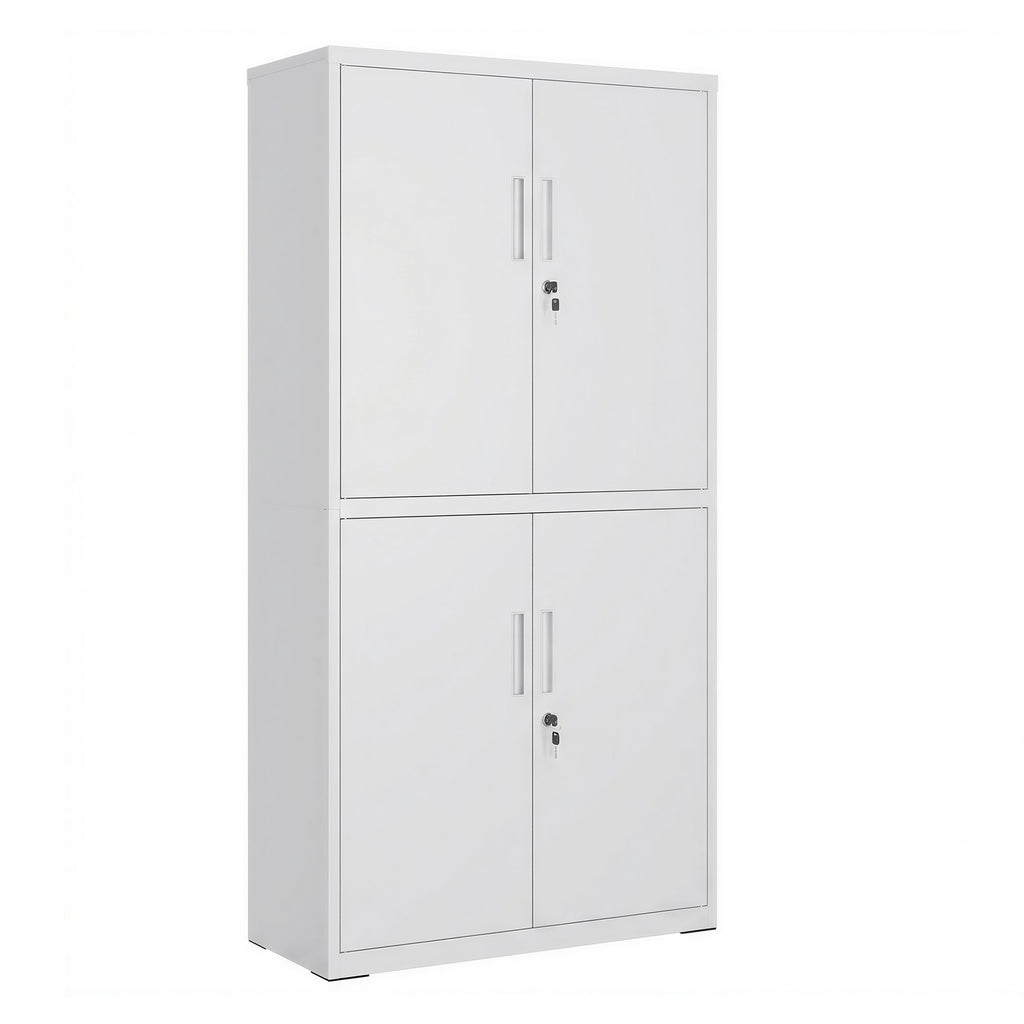 Aktenschrank, Aufbewahrungsschrank, 4 Schranktüren und 2 Schlösser