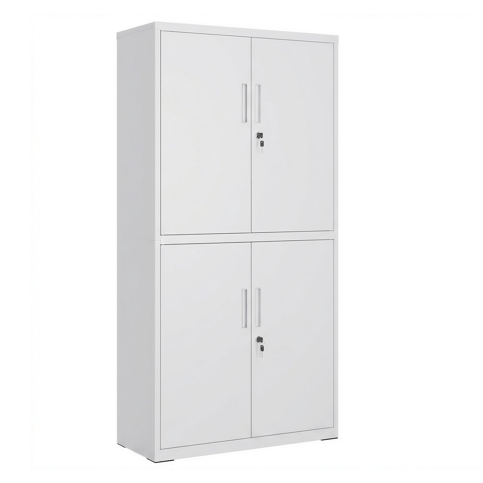 Aktenschrank, Aufbewahrungsschrank, 4 Schranktüren und 2 Schlösser