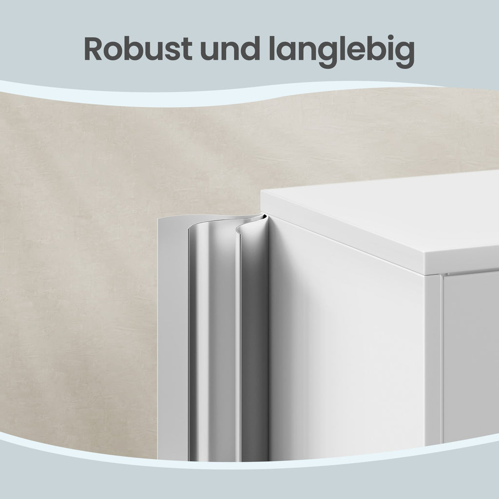 Aktenschrank, Aufbewahrungsschrank, 4 Schranktüren und 2 Schlösser