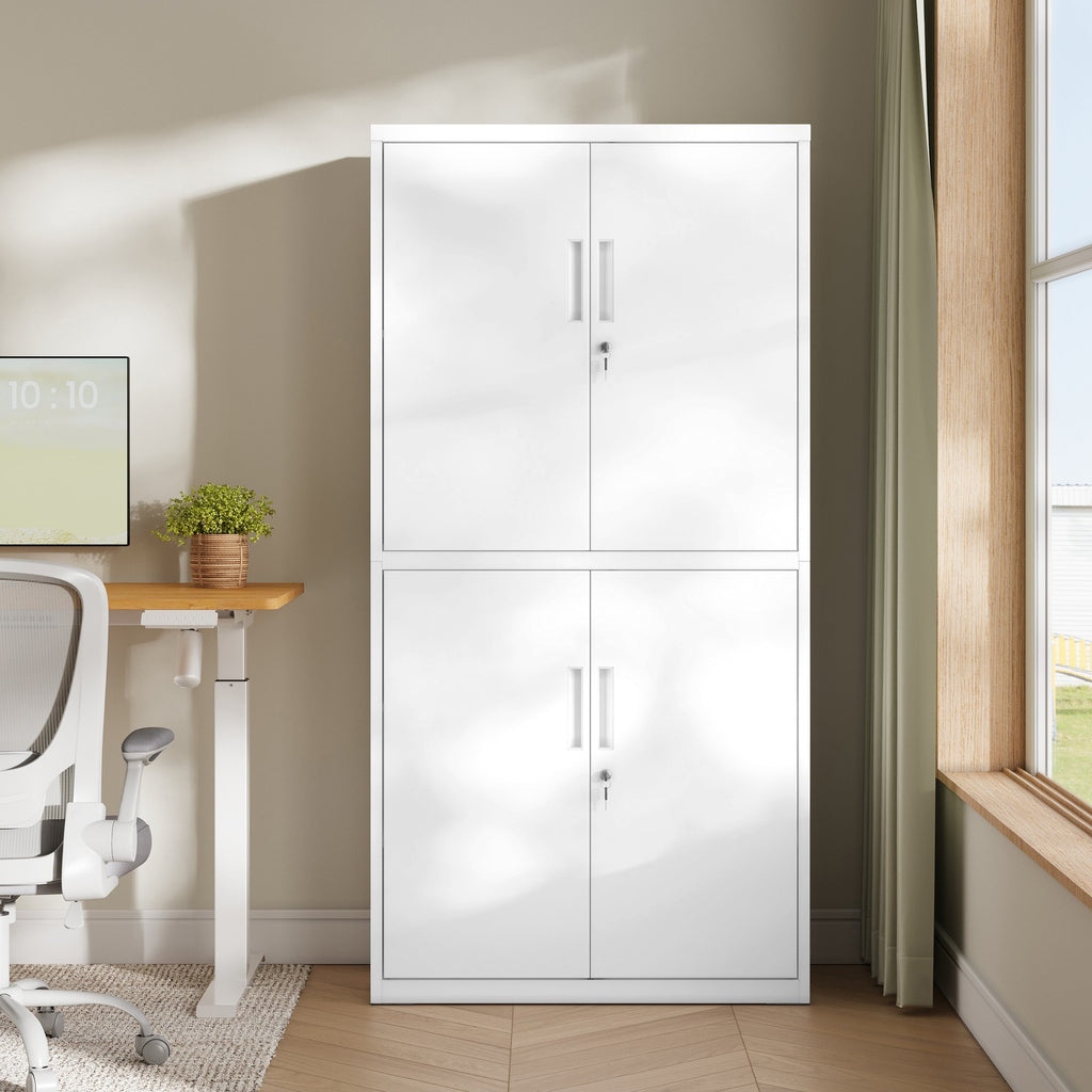 Aktenschrank, Aufbewahrungsschrank, 40 x 80 x 180 cm