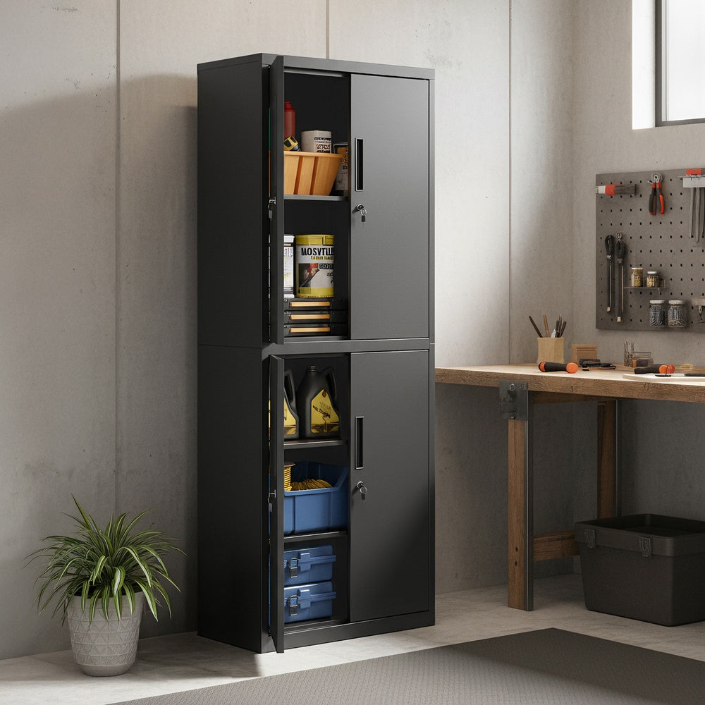 Aktenschrank, Aufbewahrungsschrank, 40 x 60 x 180 cm