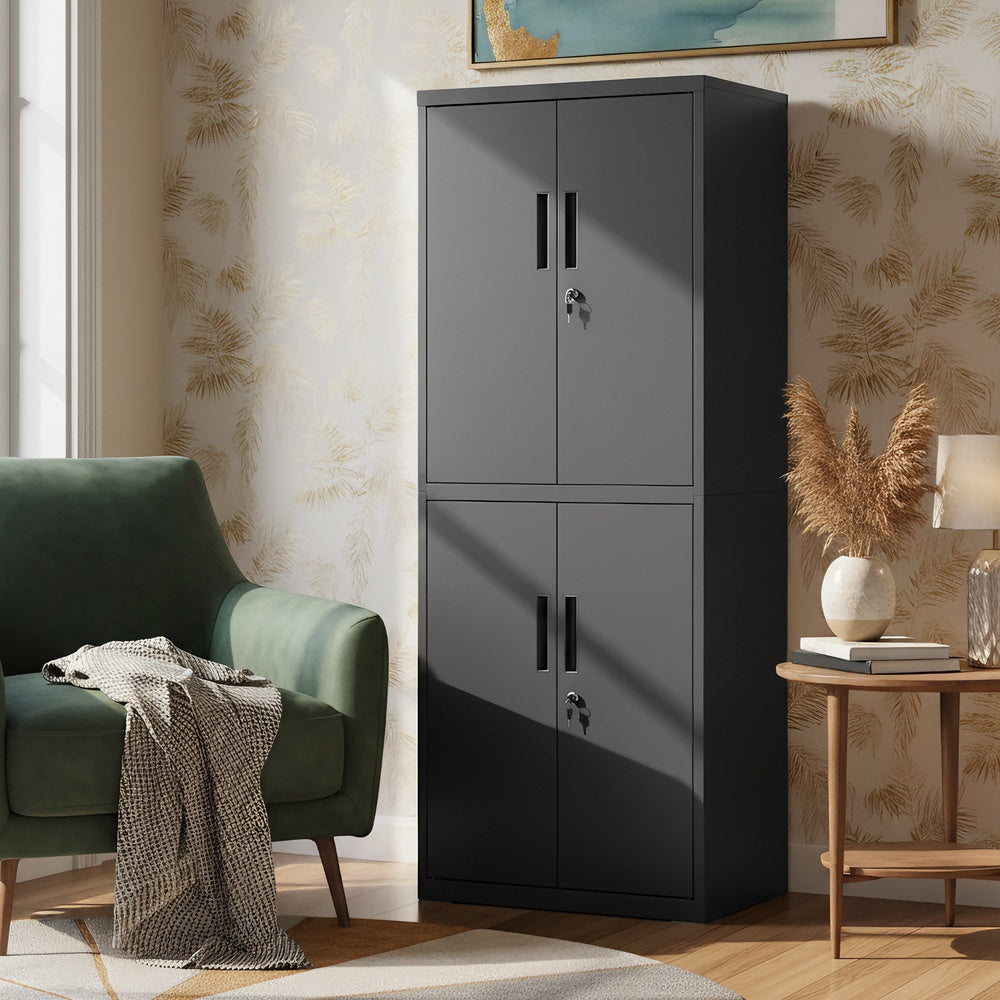 Aktenschrank, Aufbewahrungsschrank, 40 x 60 x 180 cm