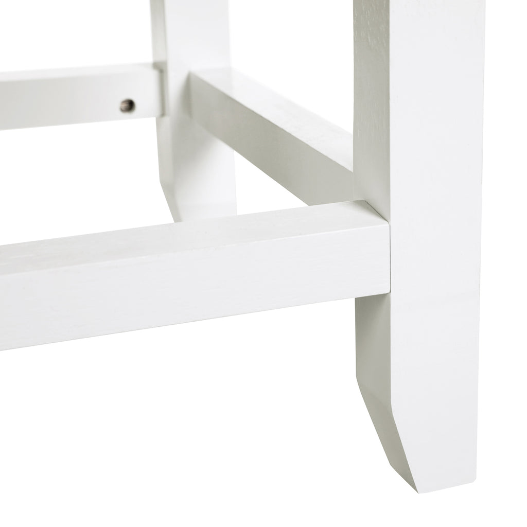 Quadratischer Schminktischhocker