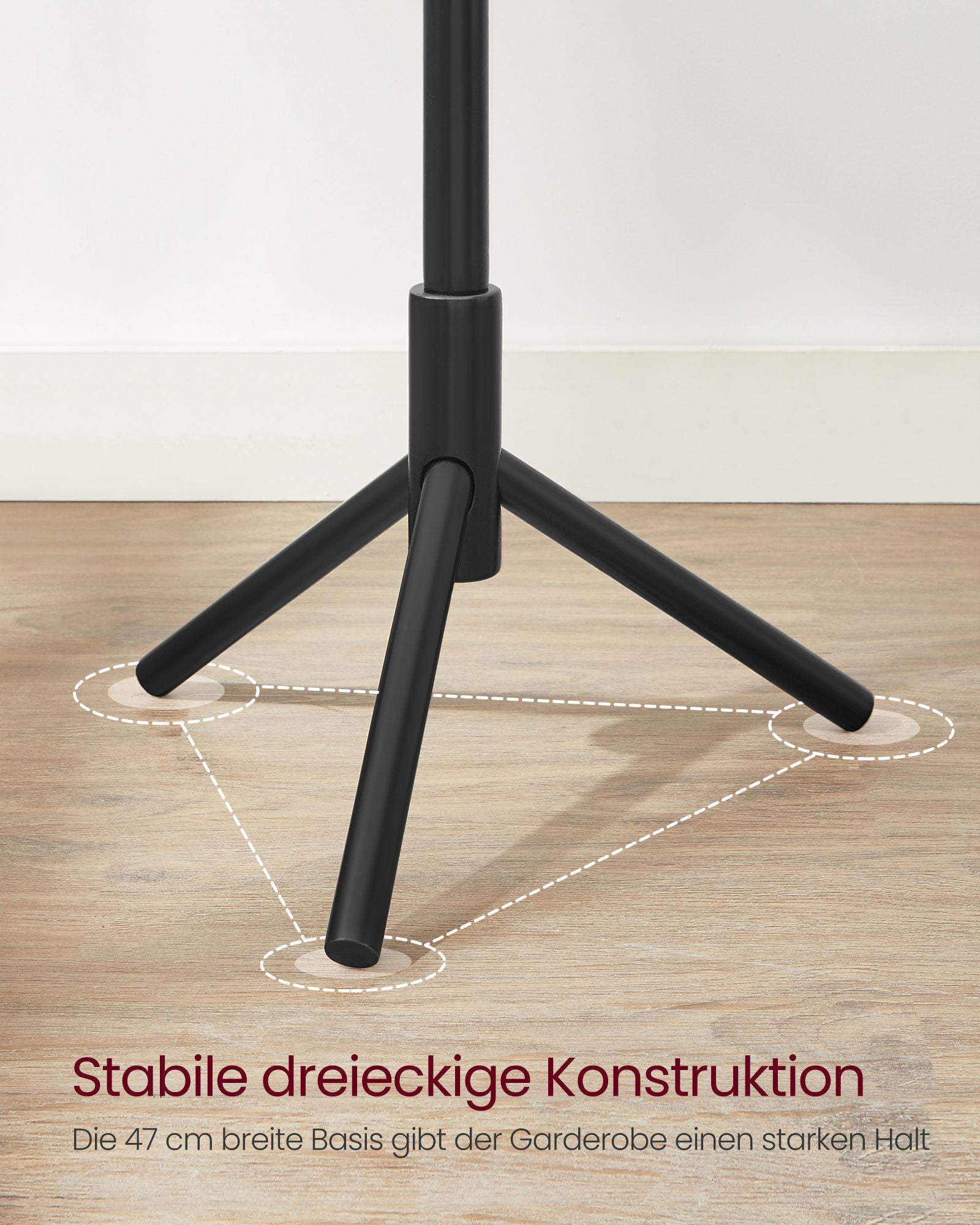 Garderobenständer schwarz
