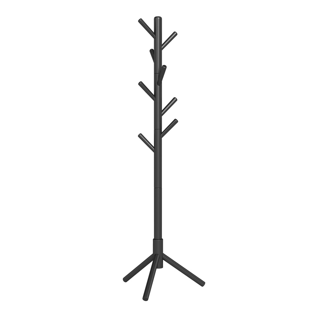 Garderobenständer, Kleiderständer aus Massivholz, Garderobe in Baumform