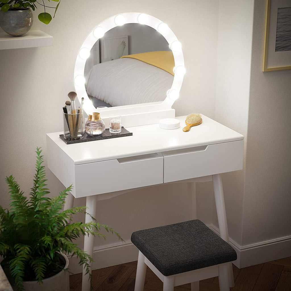 Frisiertisch Landhausstil Weiß