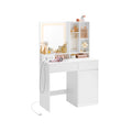 Schminktisch mit LED-Beleuchtung 90 cm breit