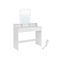 Schminktisch mit LED-Beleuchtung modern weiß
