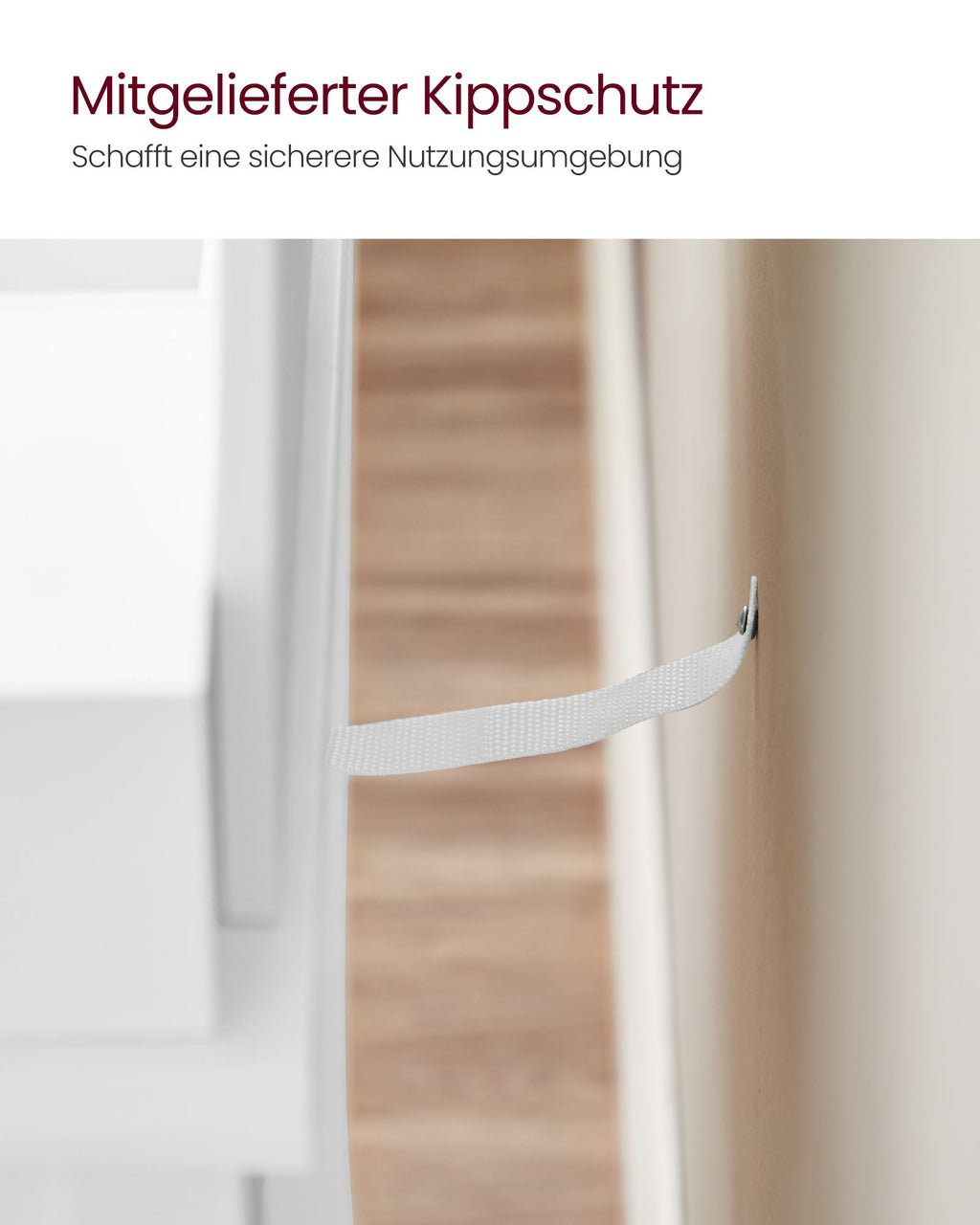 Schminktisch mit LED-Beleuchtung und Spiegel Weiß