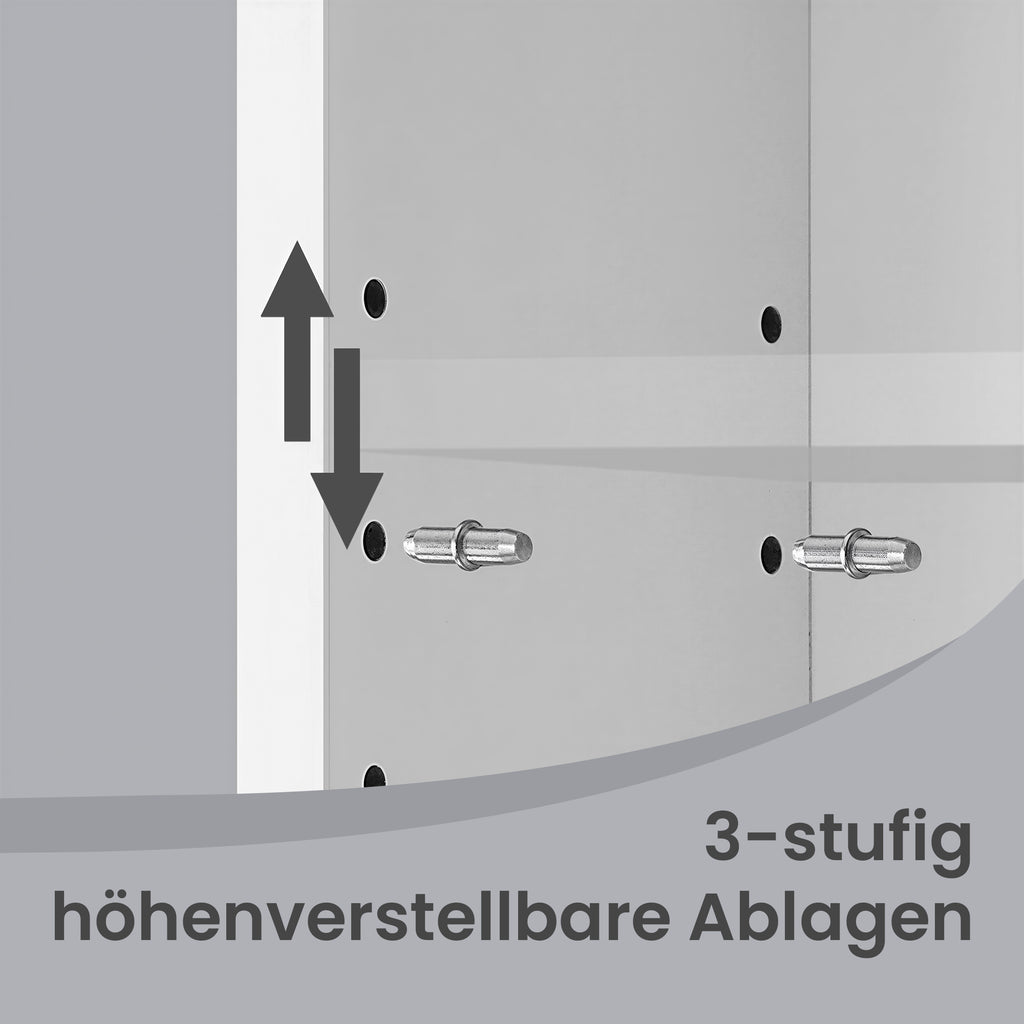 Schminktisch, Frisiertisch mit Spiegel und einer Schublade, Kosmetiktisch