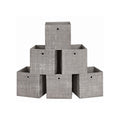 Aufbewahrungsbox 6er Set taupe meliert