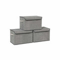 Stoffboxen mit Deckel 3er Set