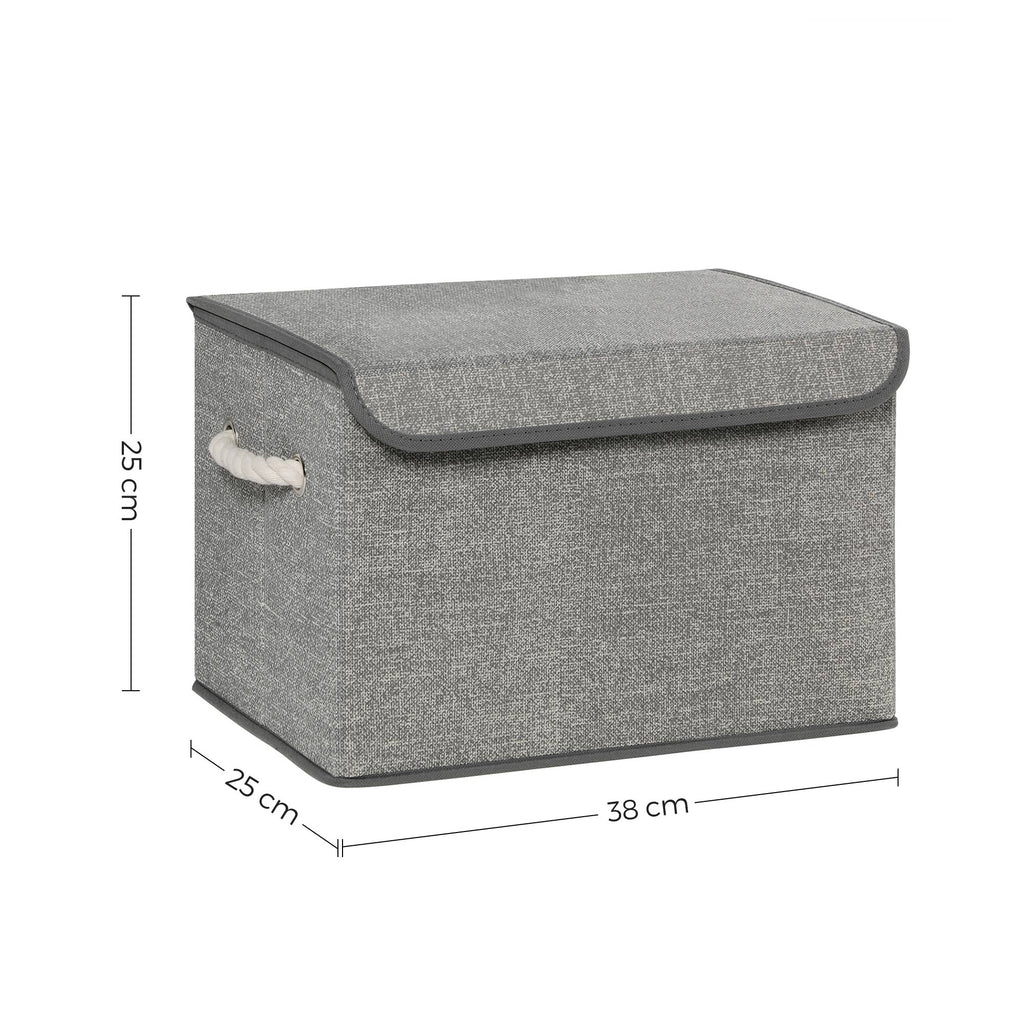 Stoffboxen mit Deckel 3er Set