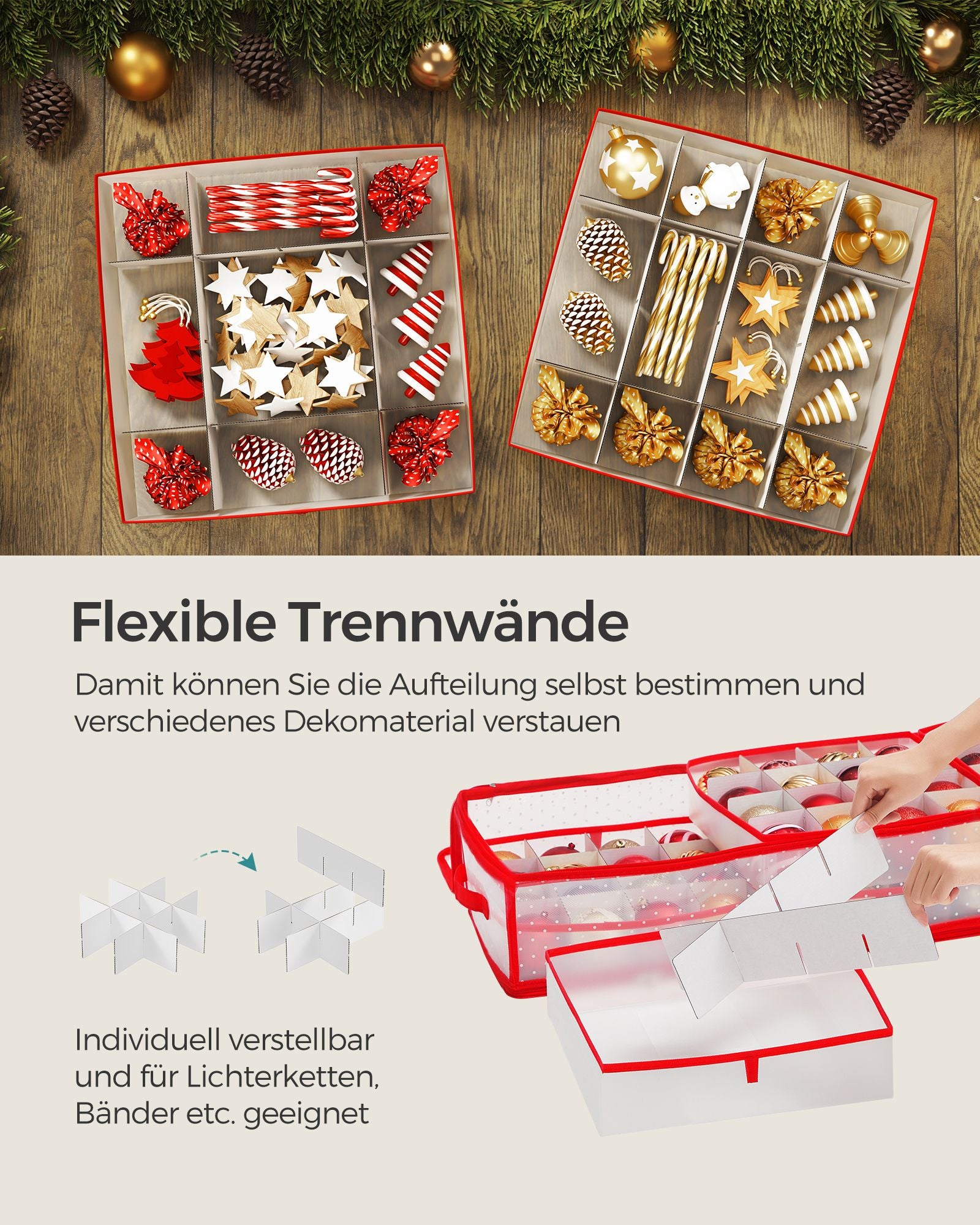 Weihnachtskugeln Aufbewahrung