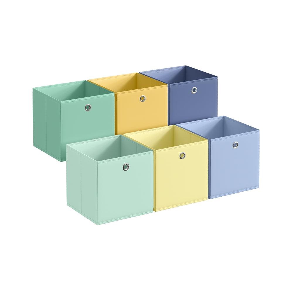 Aufbewahrungsbox 6er Set bunt