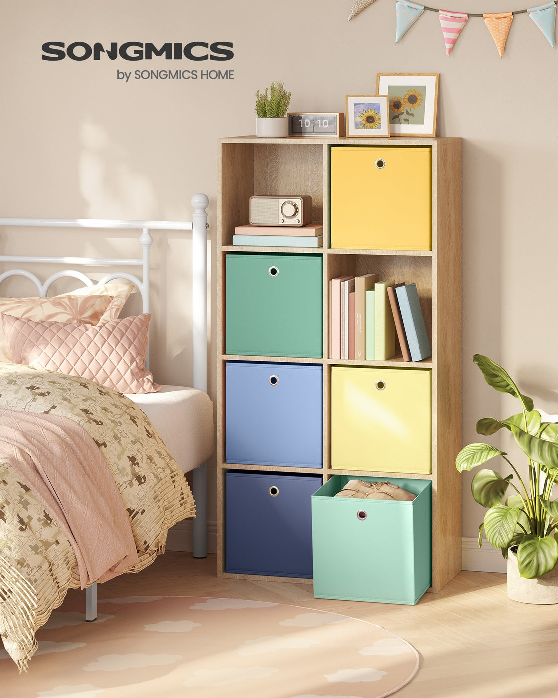 Aufbewahrungsbox 6er Set bunt