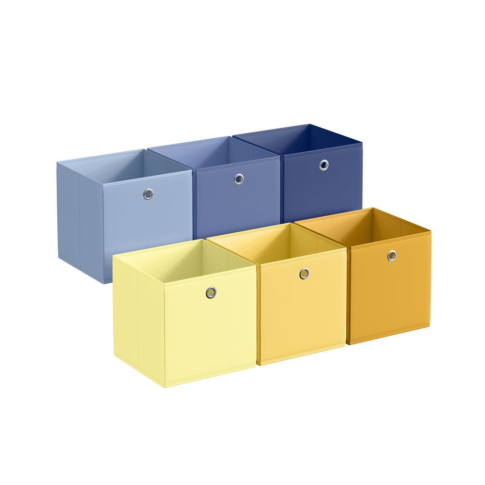 Aufbewahrungsbox 6er Set bunt