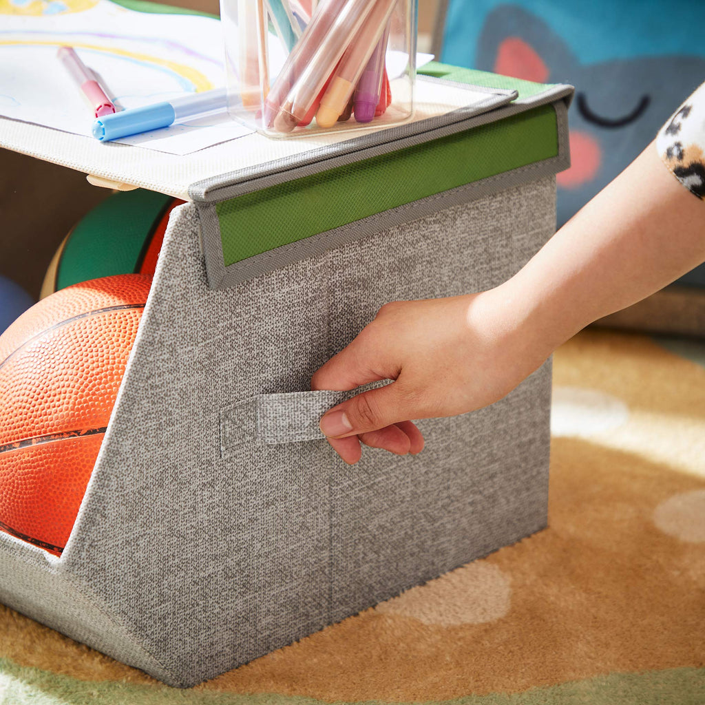 3er Set Stoffboxen mit Deckel für Kinder
