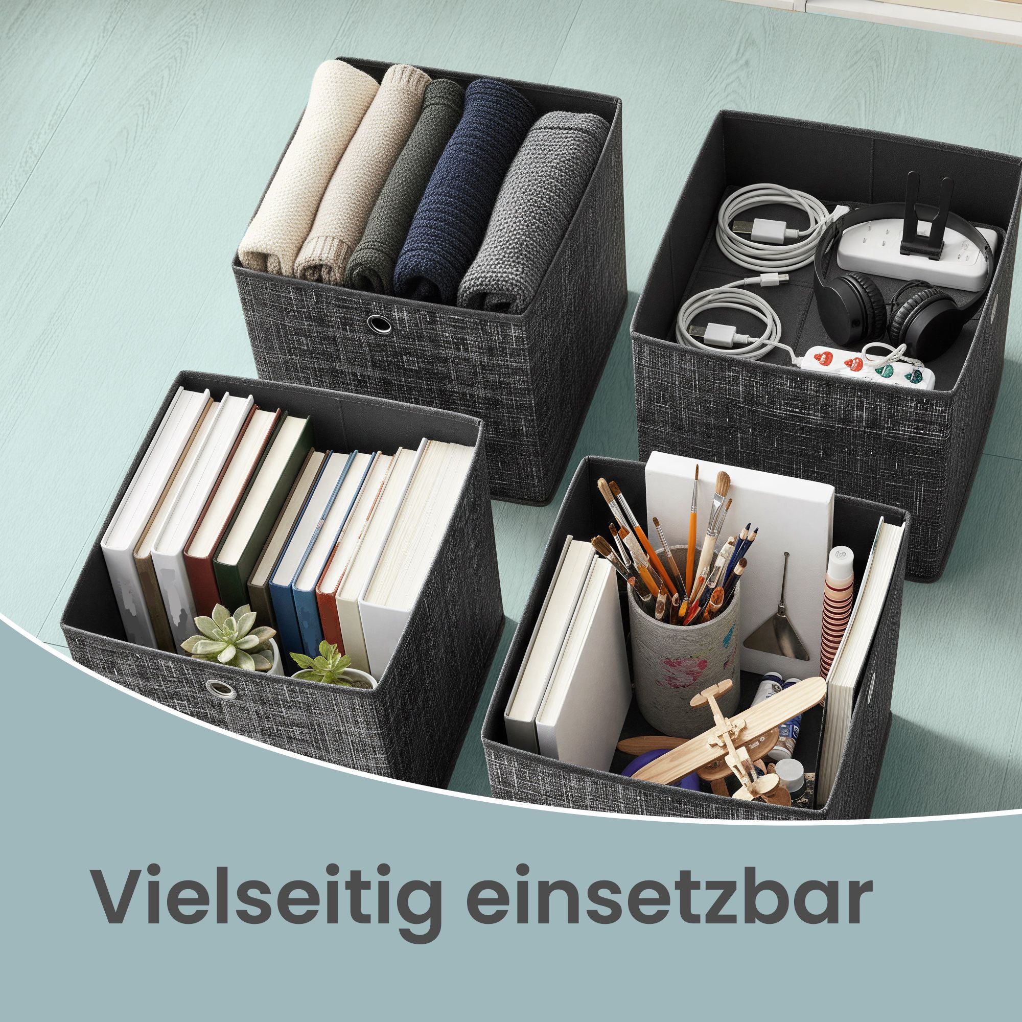 6 Aufbewahrungsboxen, Ordnungsboxen, Organizer Box