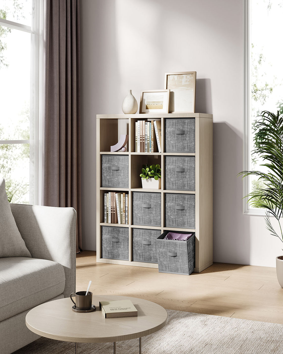 Aufbewahrungsbox 8er Set aus Vliesstoff