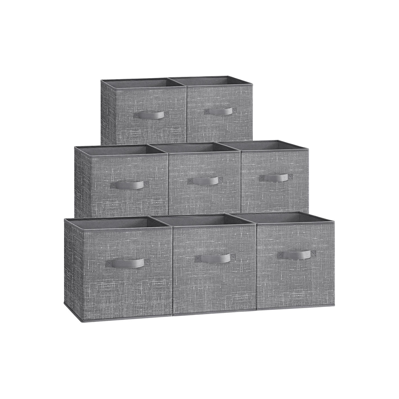 Aufbewahrungsbox 8er Set aus Vliesstoff 30 x 30 x 30 cm